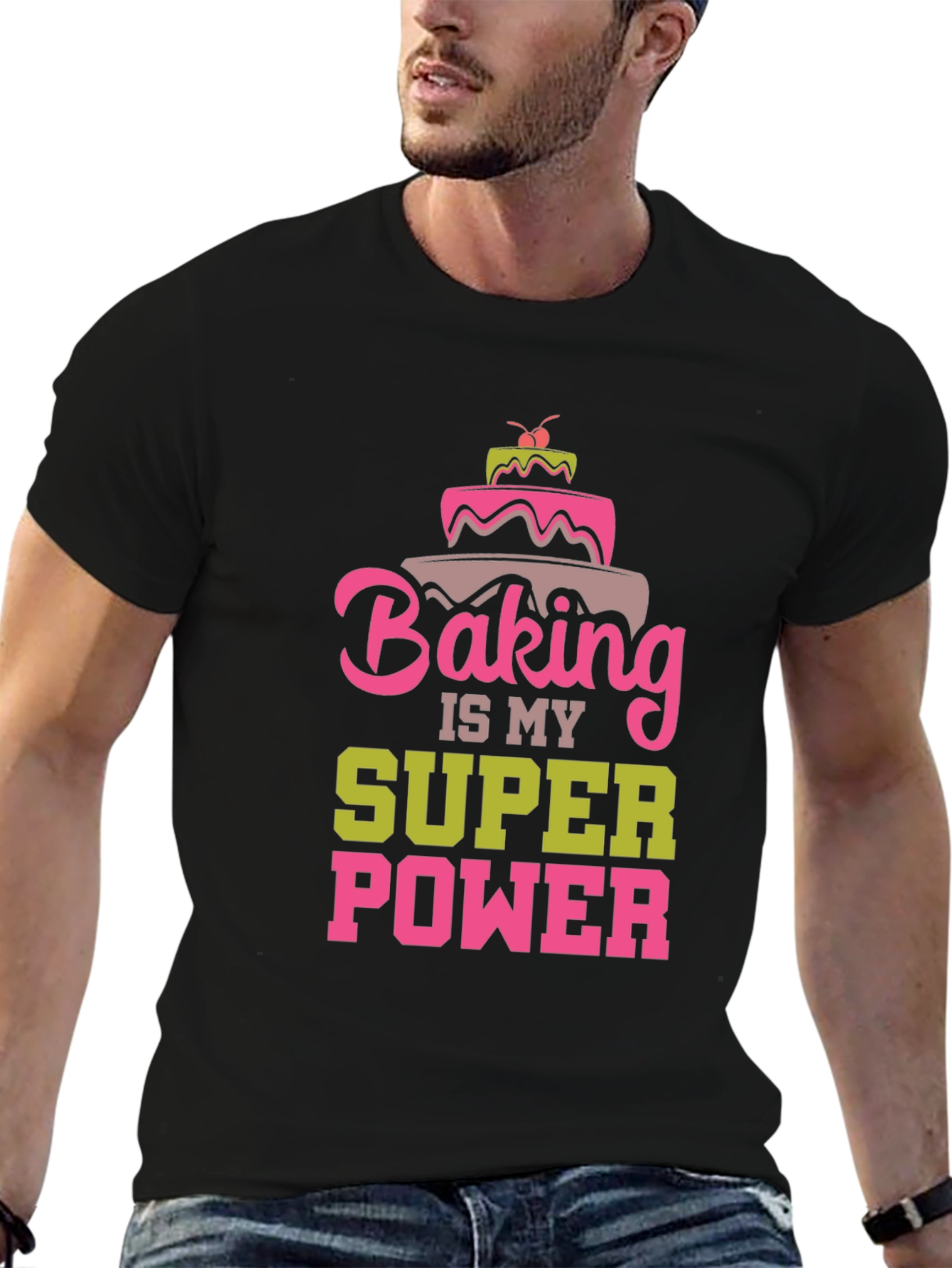 Baking is My Superpower Graphic T-Shirt