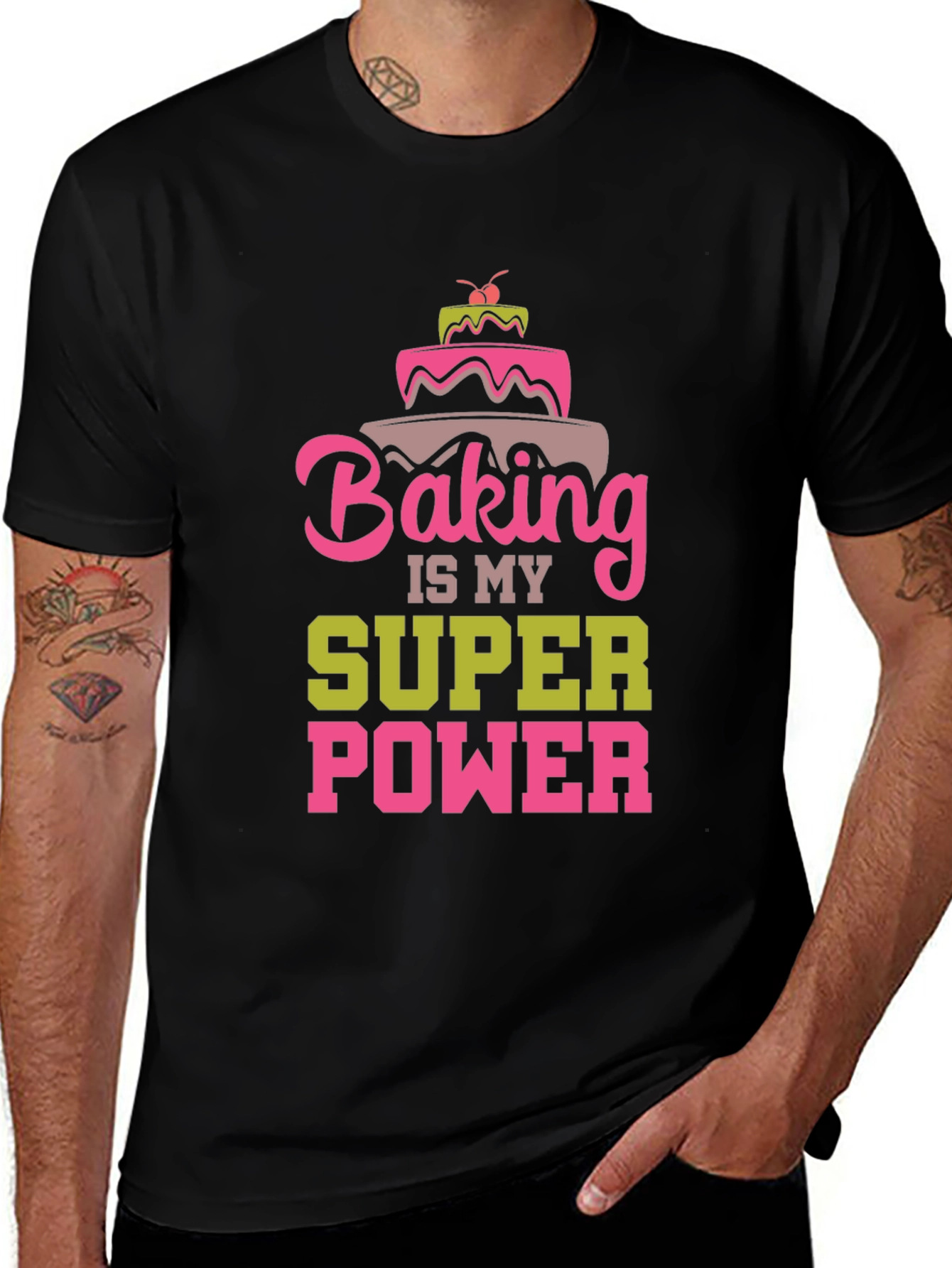 Baking is My Superpower Graphic T-Shirt