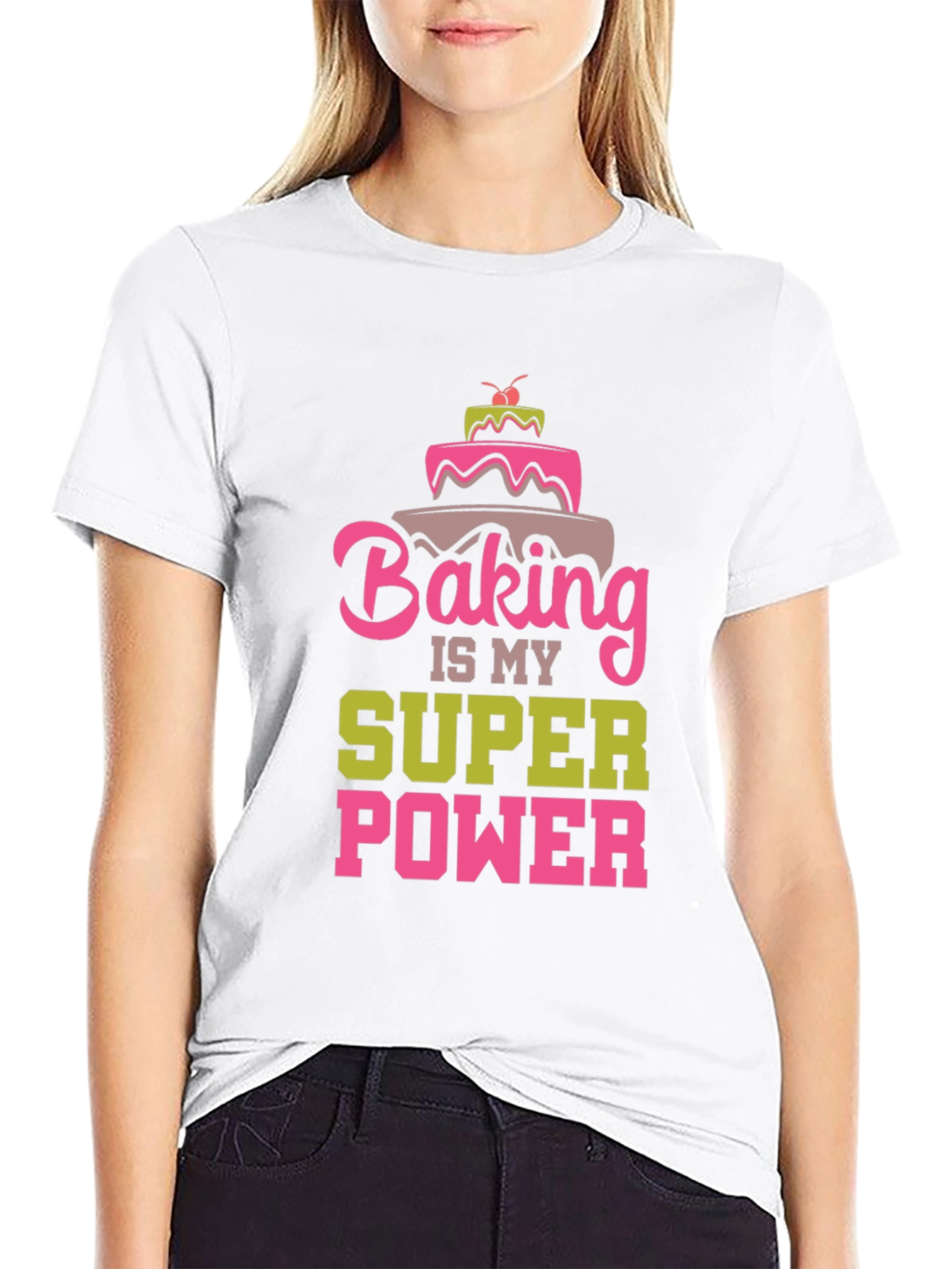 Baking is My Superpower Graphic T-Shirt