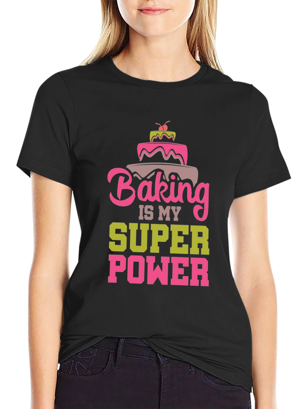 Baking is My Superpower Graphic T-Shirt
