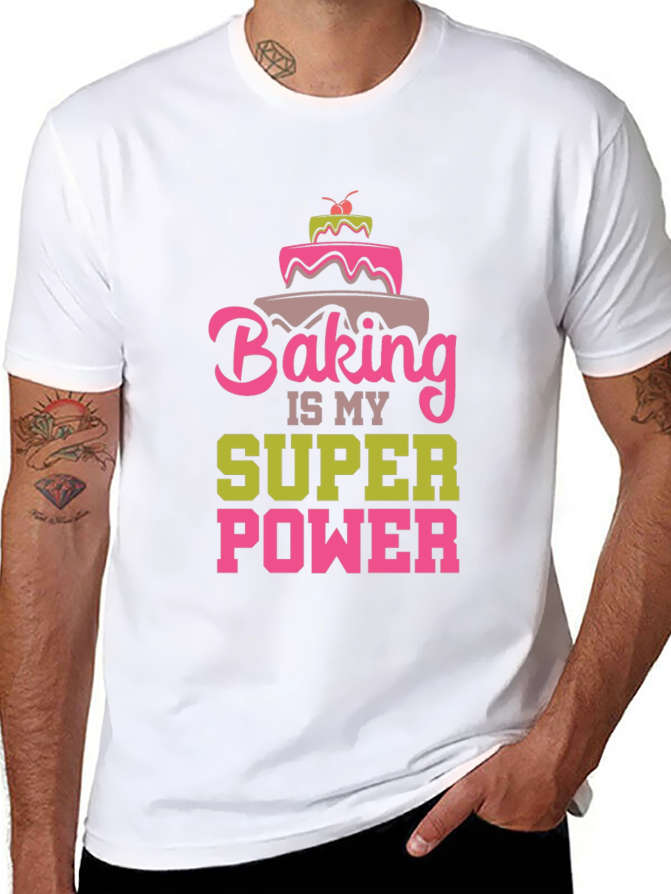 Baking is My Superpower Graphic T-Shirt