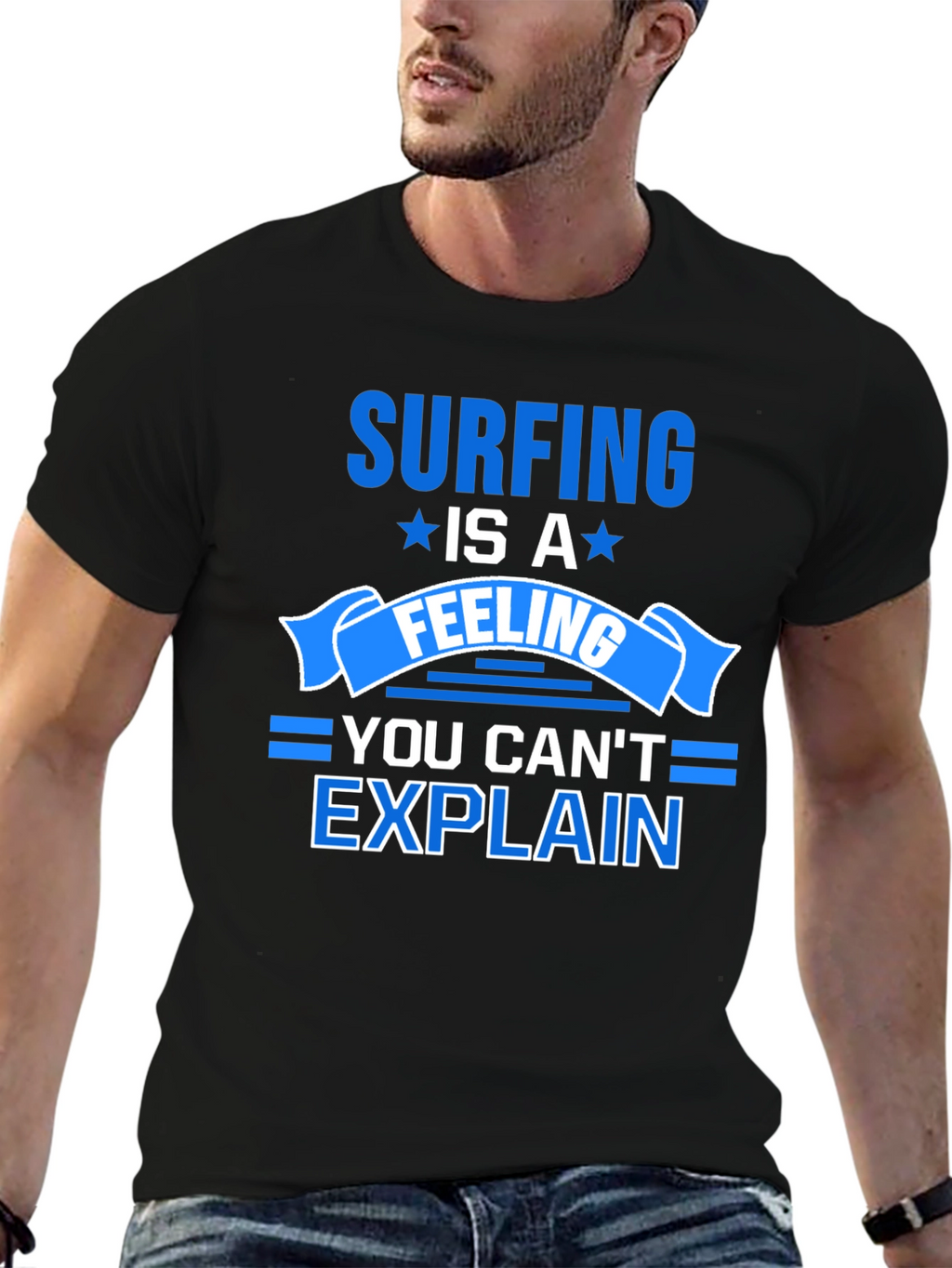 Surfing Feeling Graphic Tee | Mens T-Shirt