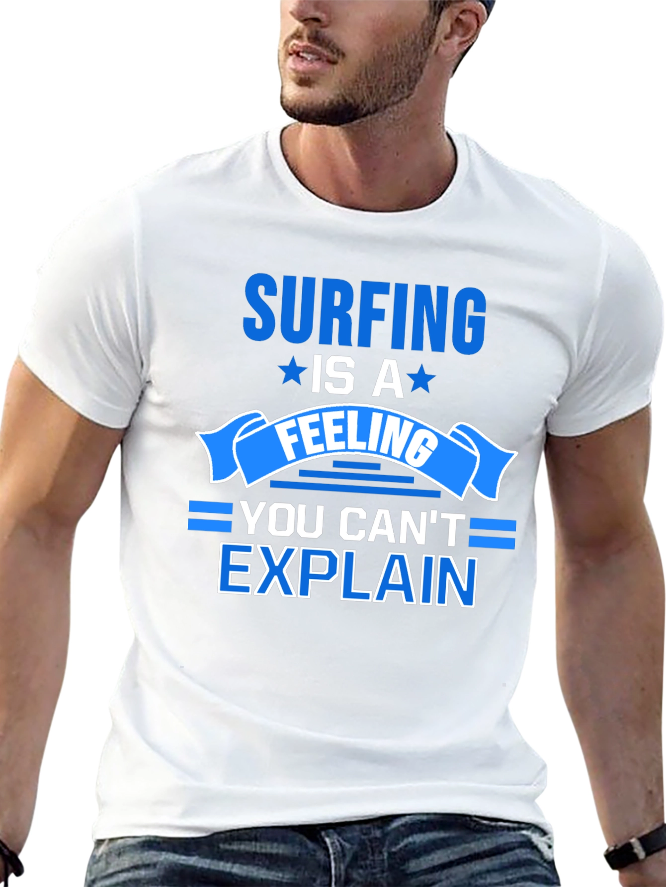 Surfing Feeling Graphic Tee | Mens T-Shirt