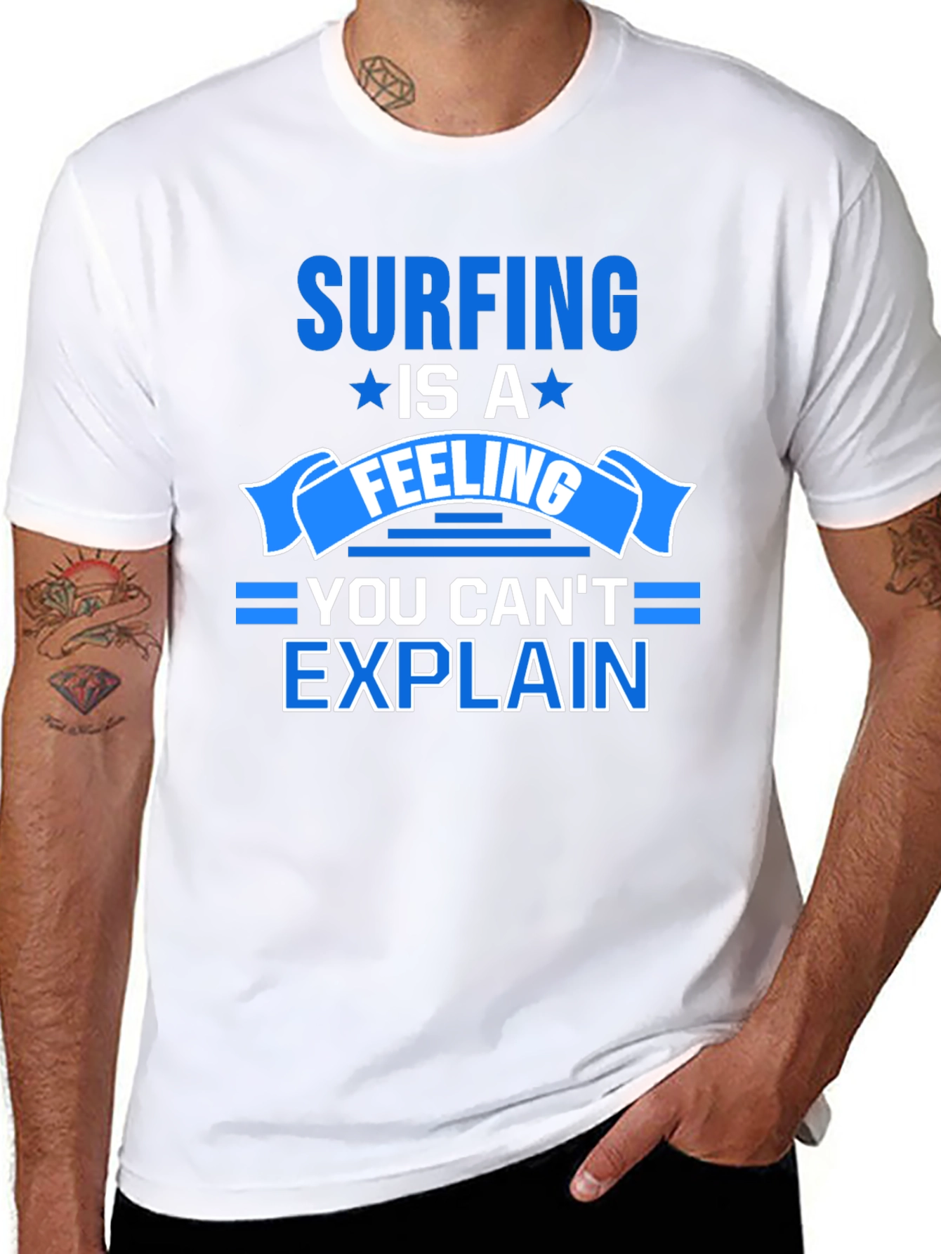 Surfing Feeling Graphic Tee | Mens T-Shirt