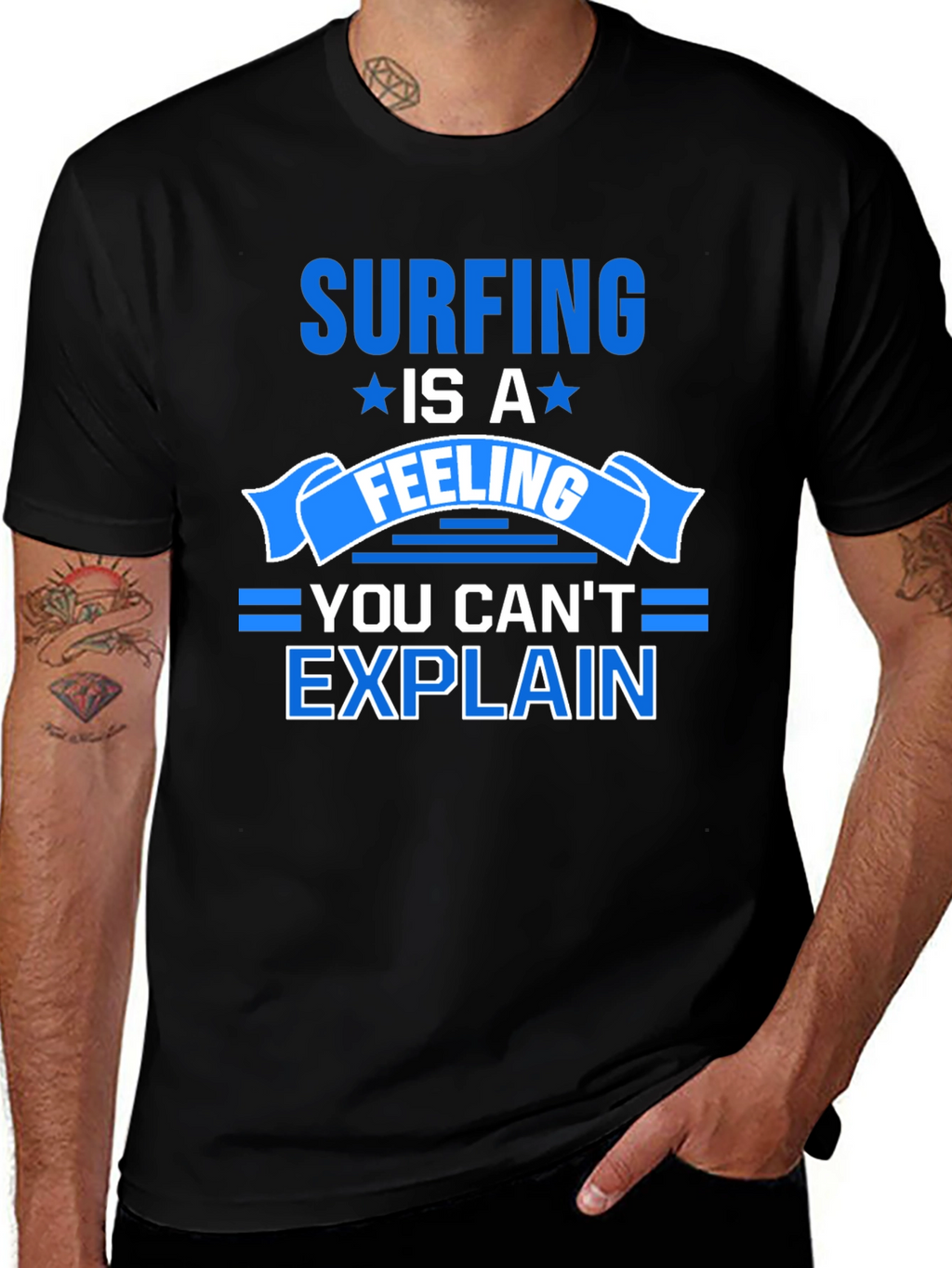 Surfing Feeling Graphic Tee | Mens T-Shirt