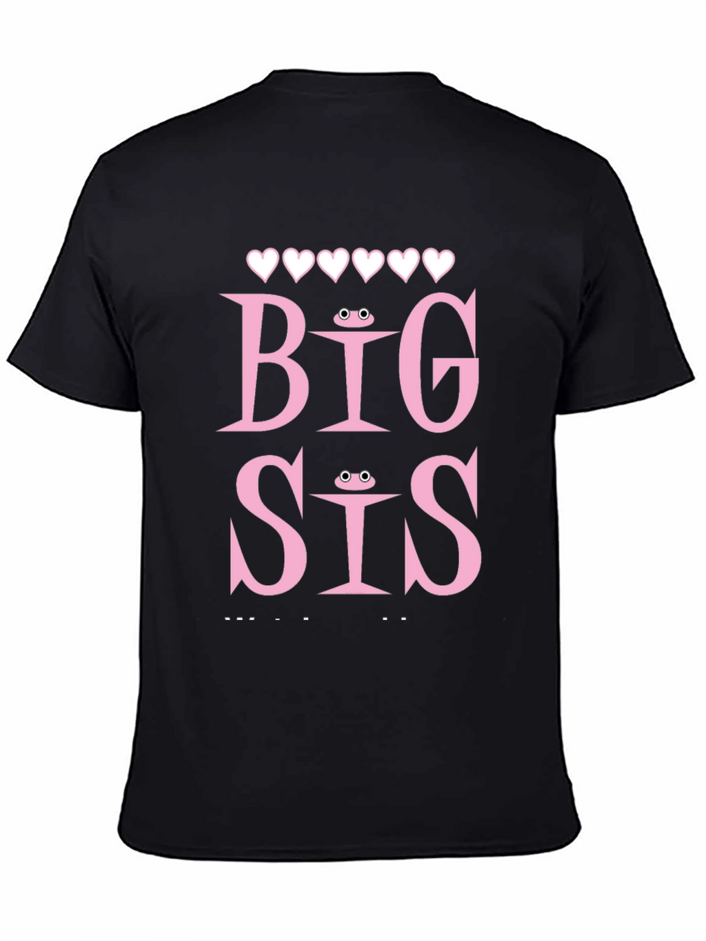 Big Sis T-Shirt Frog Eye Detail