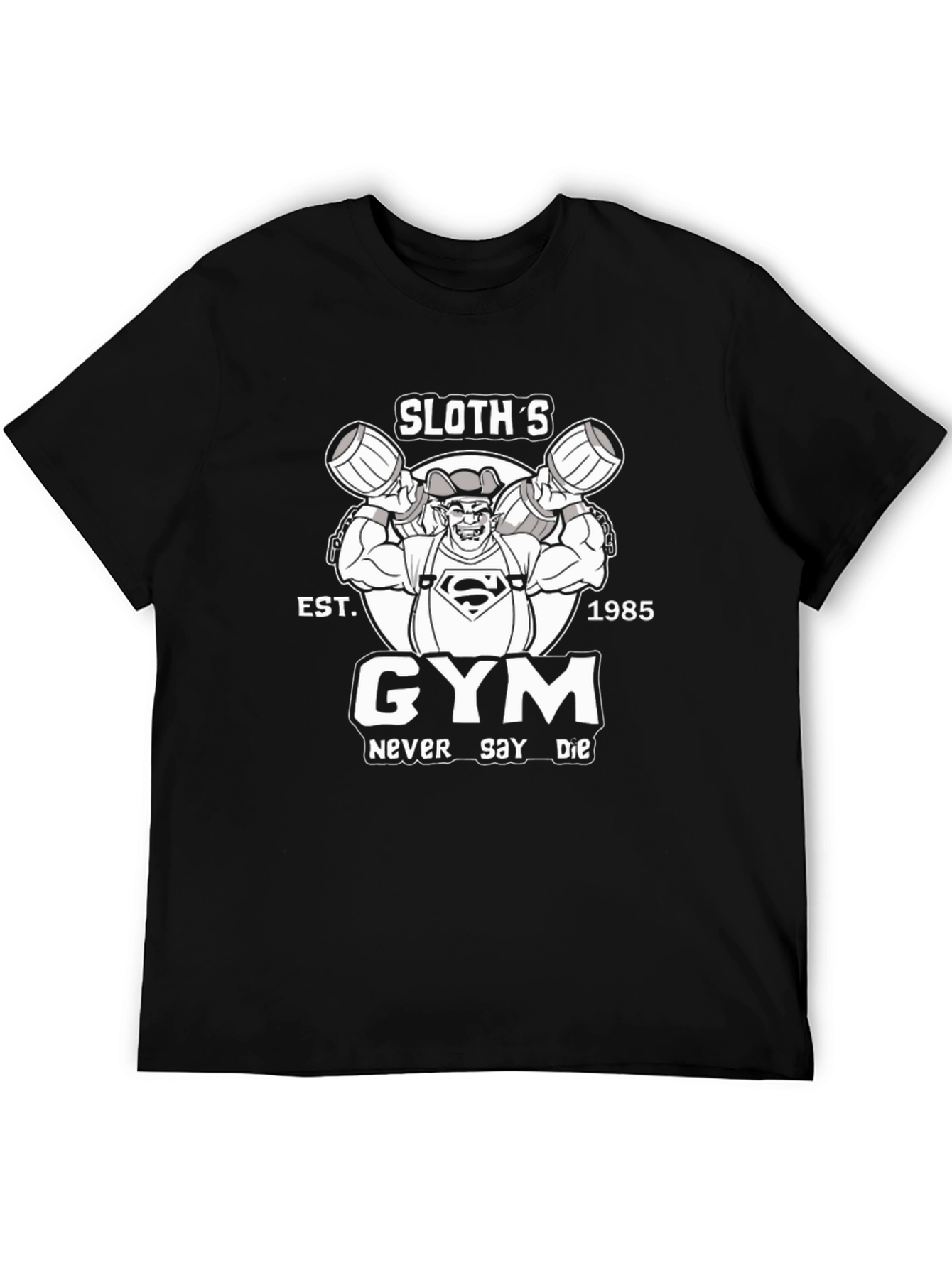 Sloths Gym T-Shirt - Never Say Die - Est. 1985