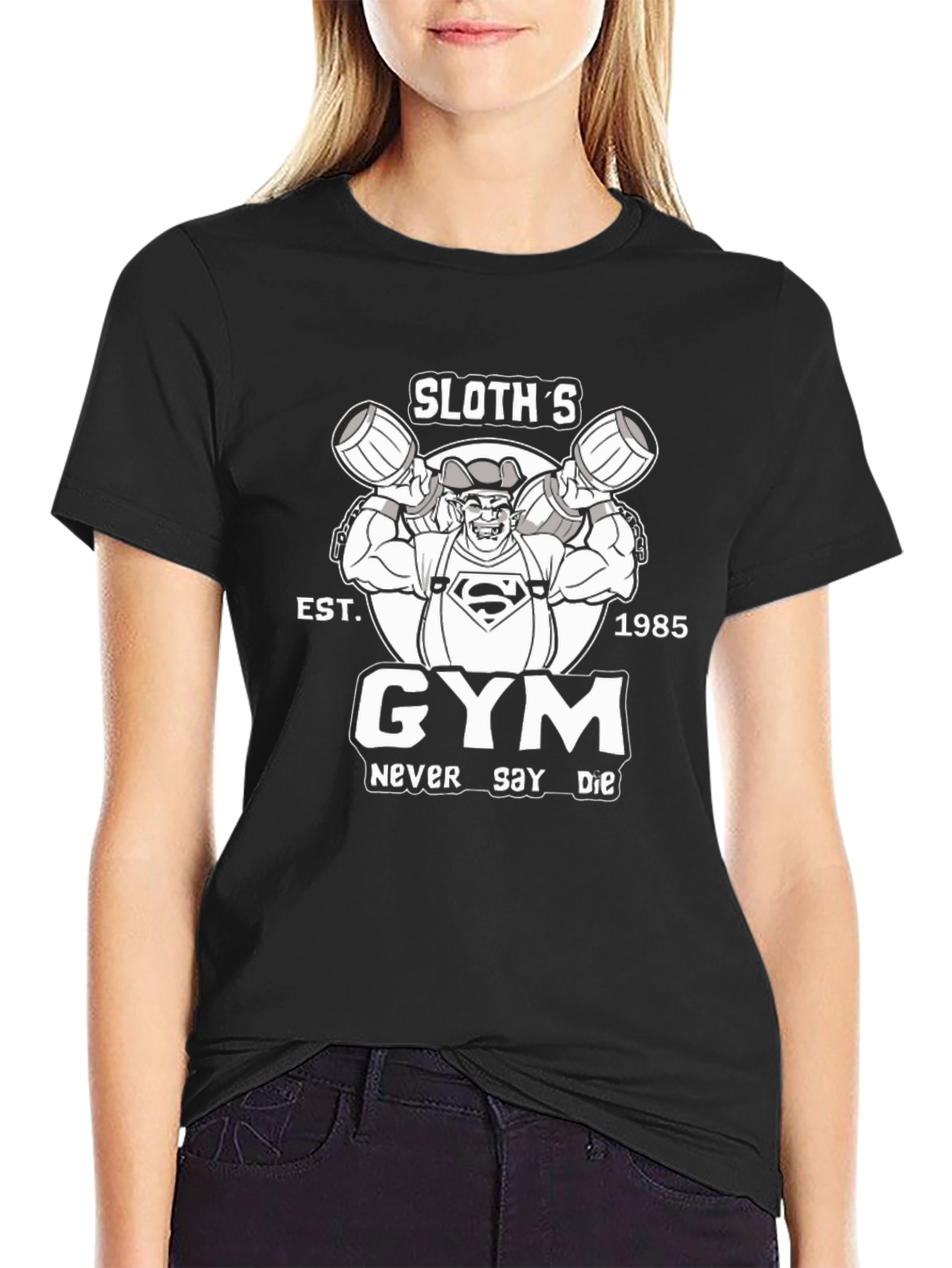 Sloths Gym T-Shirt - Never Say Die - Est. 1985