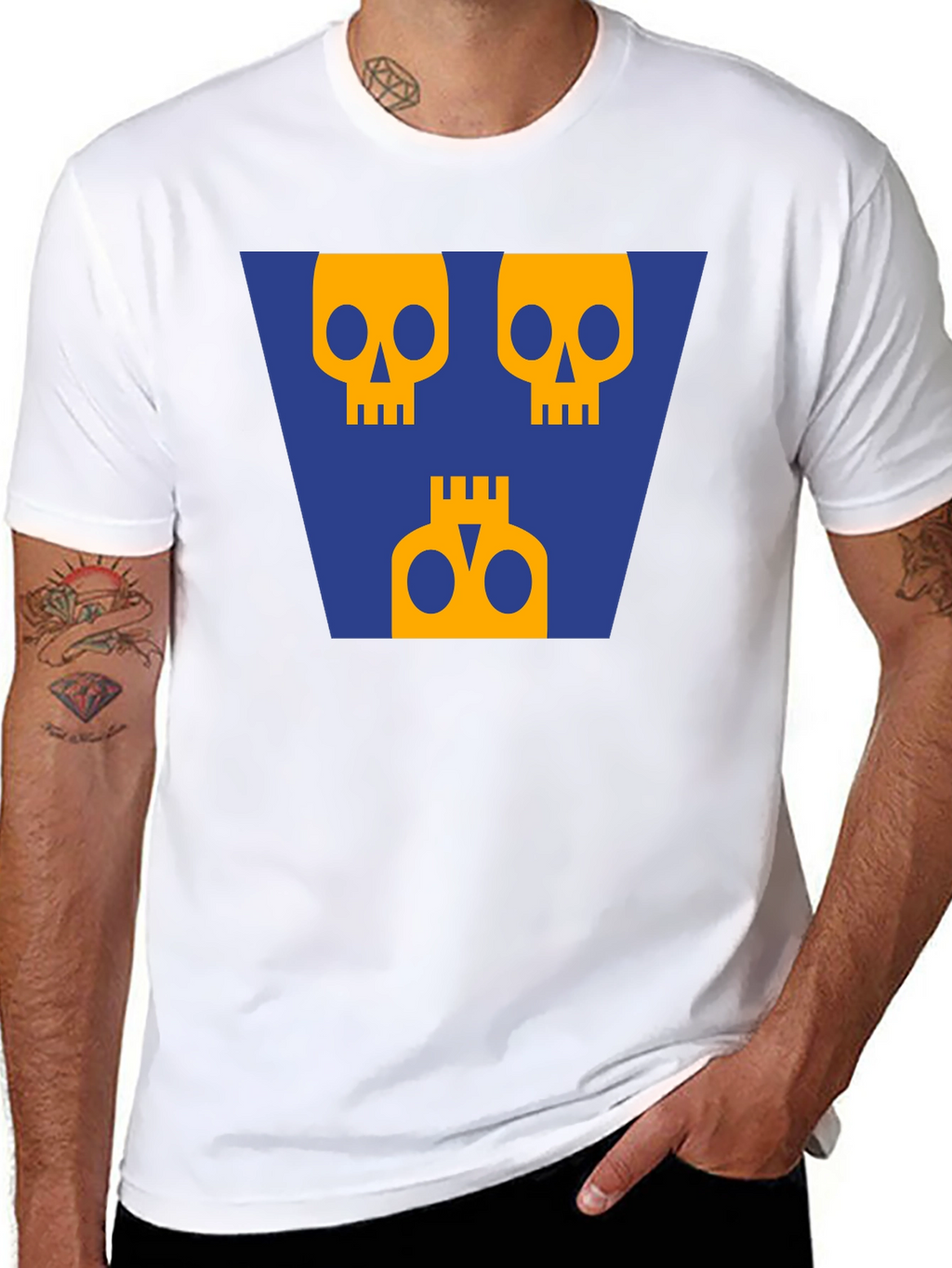 Skulls T-Shirt - Graphic Tee Modern Design