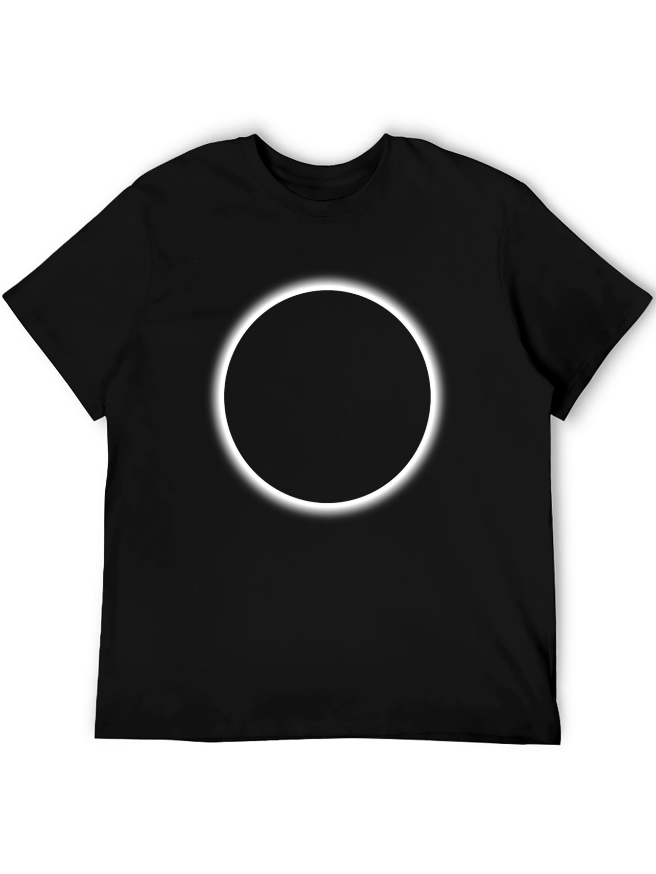 Black Eclipse Graphic T-Shirt - Modern Style
