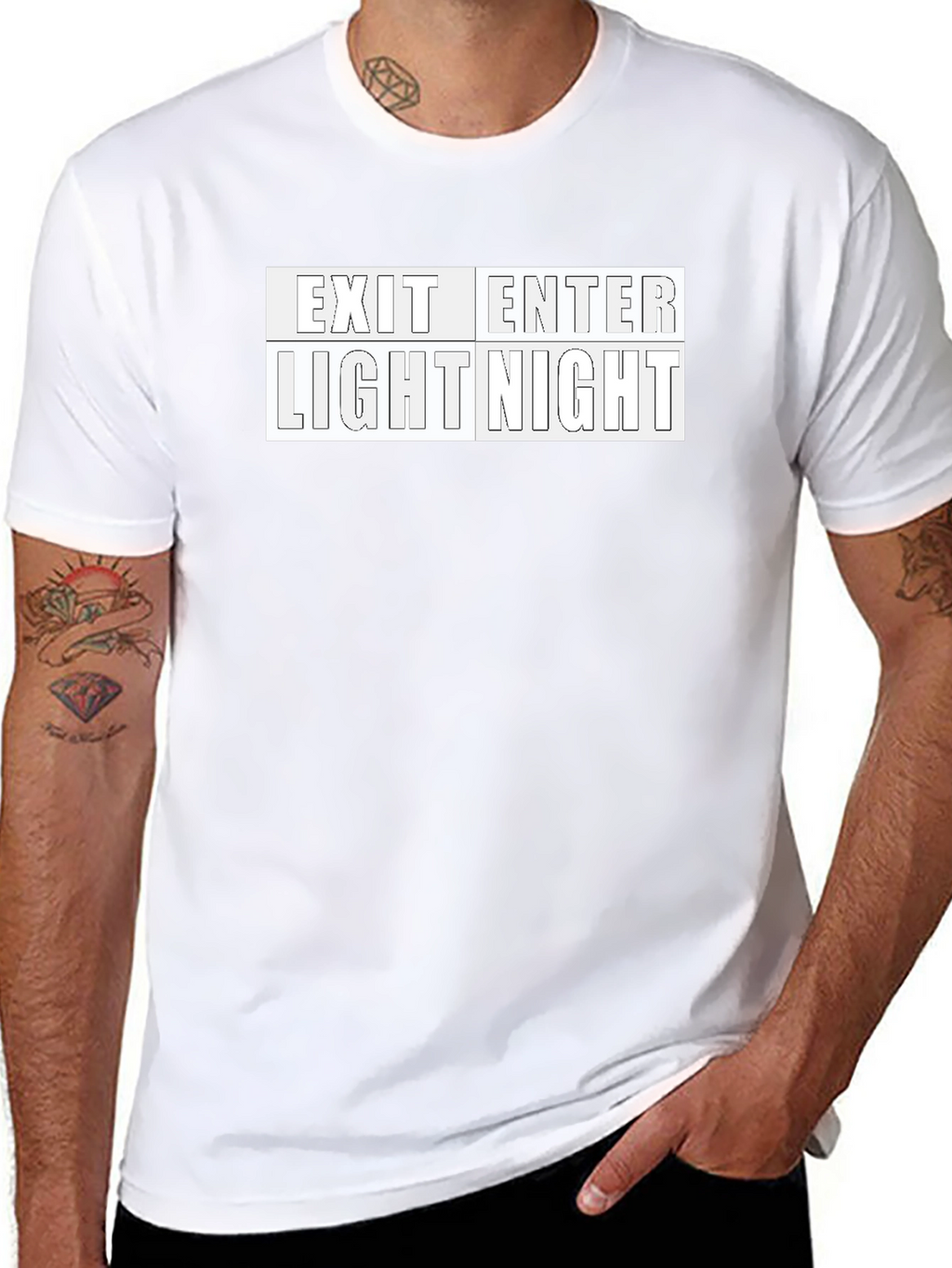 Exit Light Enter Night Graphic Tee