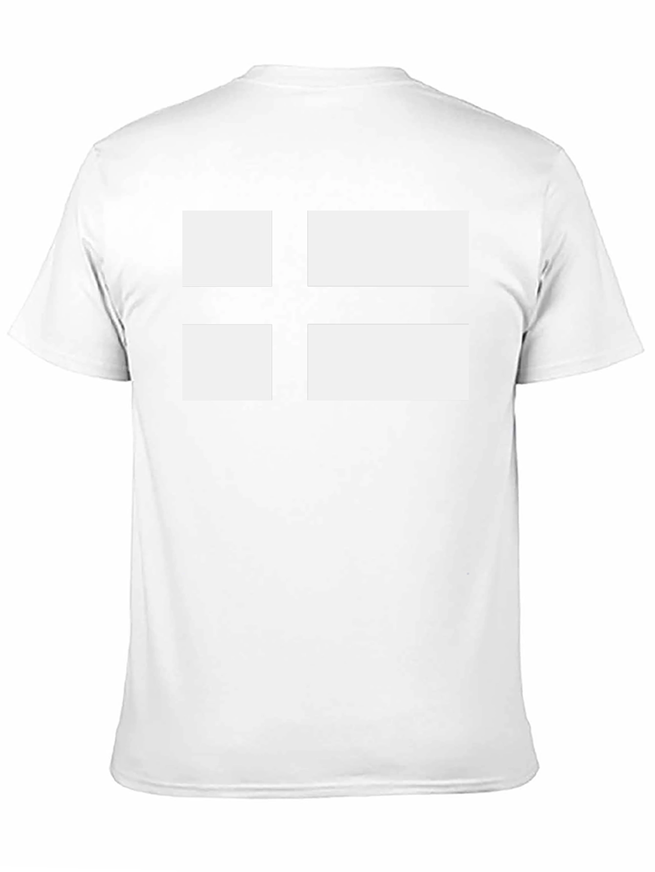 Nordic Cross Graphic Tee - Black Cotton T-Shirt
