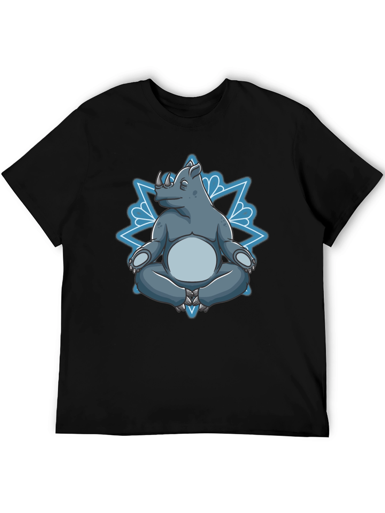 Meditating Rhino Graphic Tee