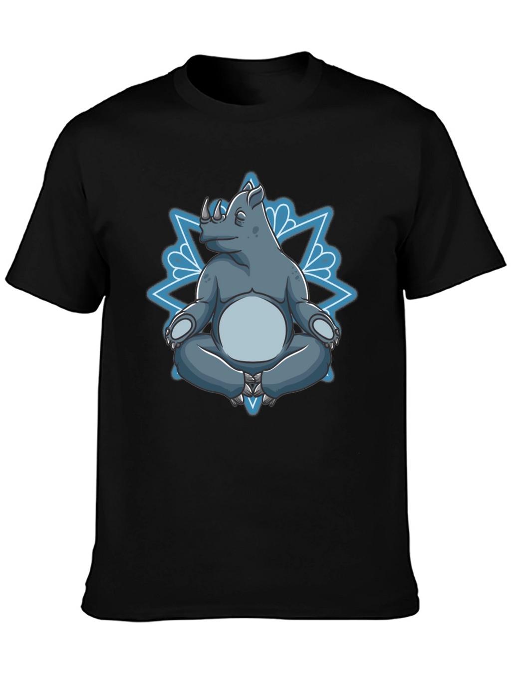 Meditating Rhino Graphic Tee