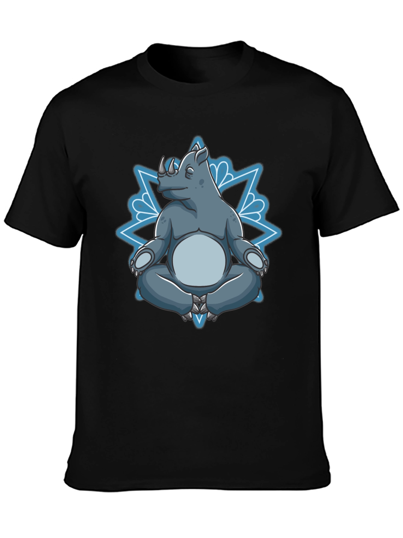 Meditating Rhino Graphic Tee