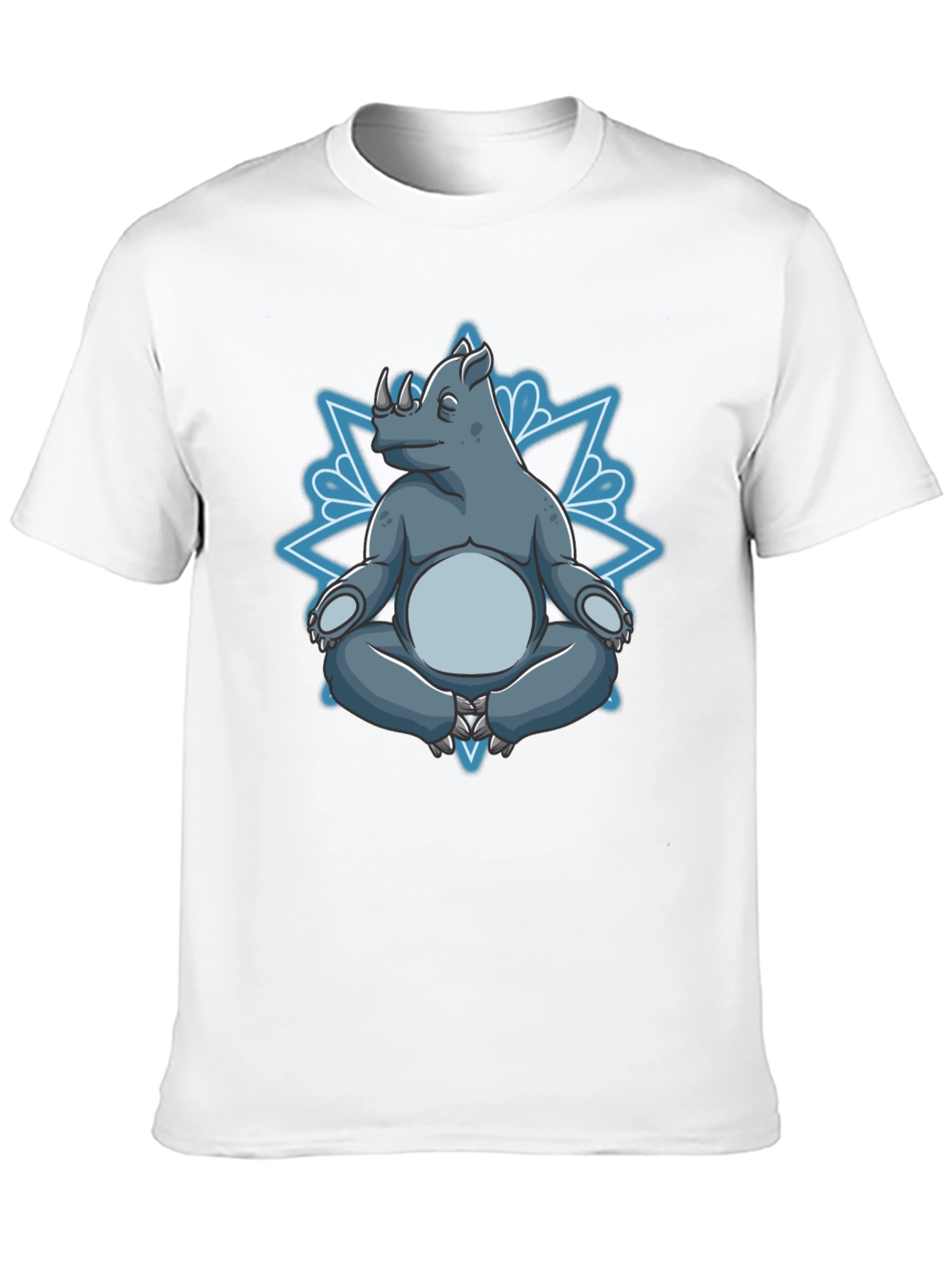 Meditating Rhino Graphic Tee