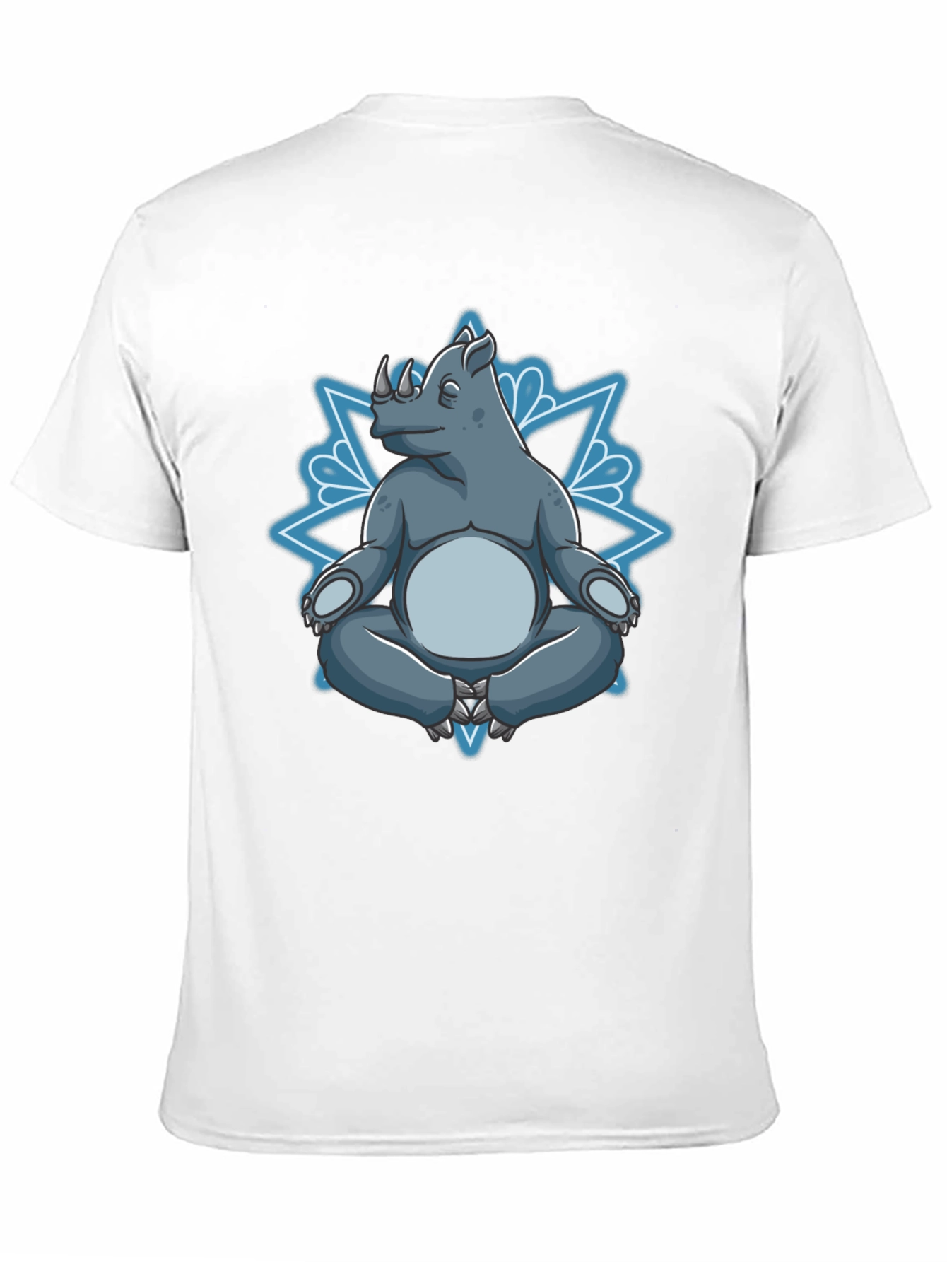 Meditating Rhino Graphic Tee