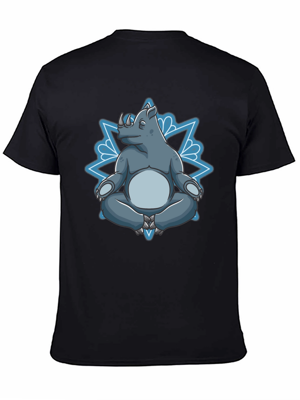 Meditating Rhino Graphic Tee