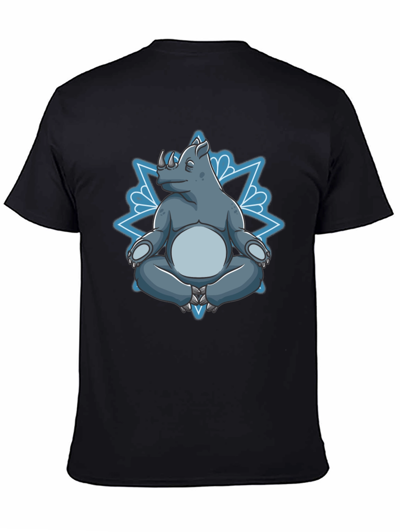 Meditating Rhino Graphic Tee