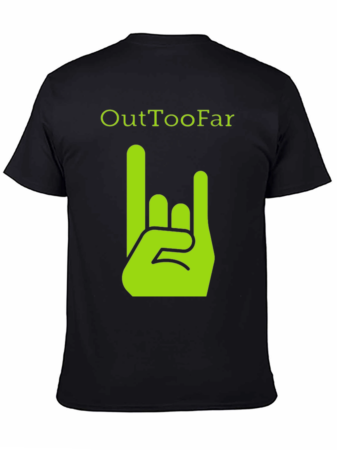 OutTooFar Graphic Tee - Rock On Hand Design