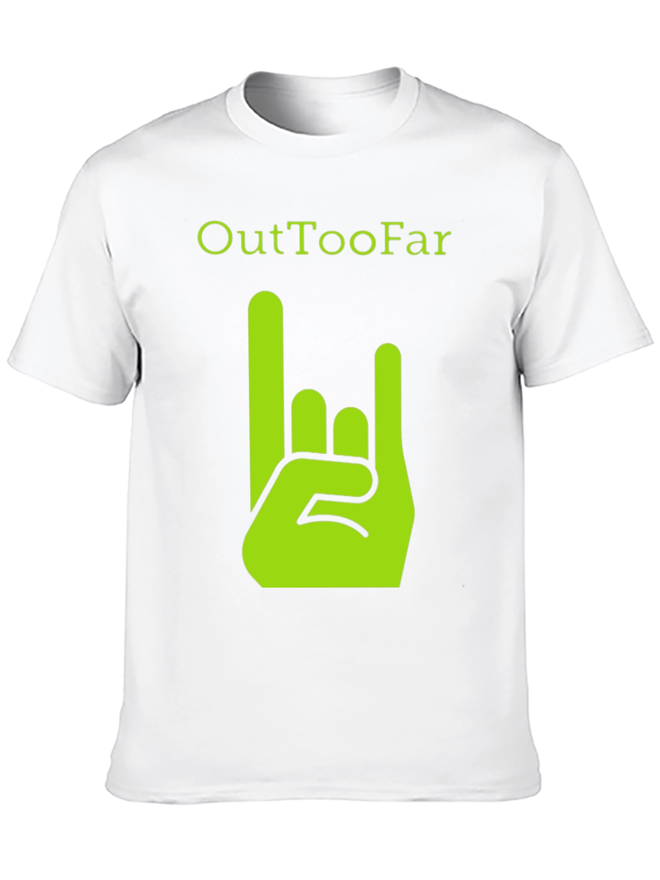 OutTooFar Graphic Tee - Rock On Hand Design