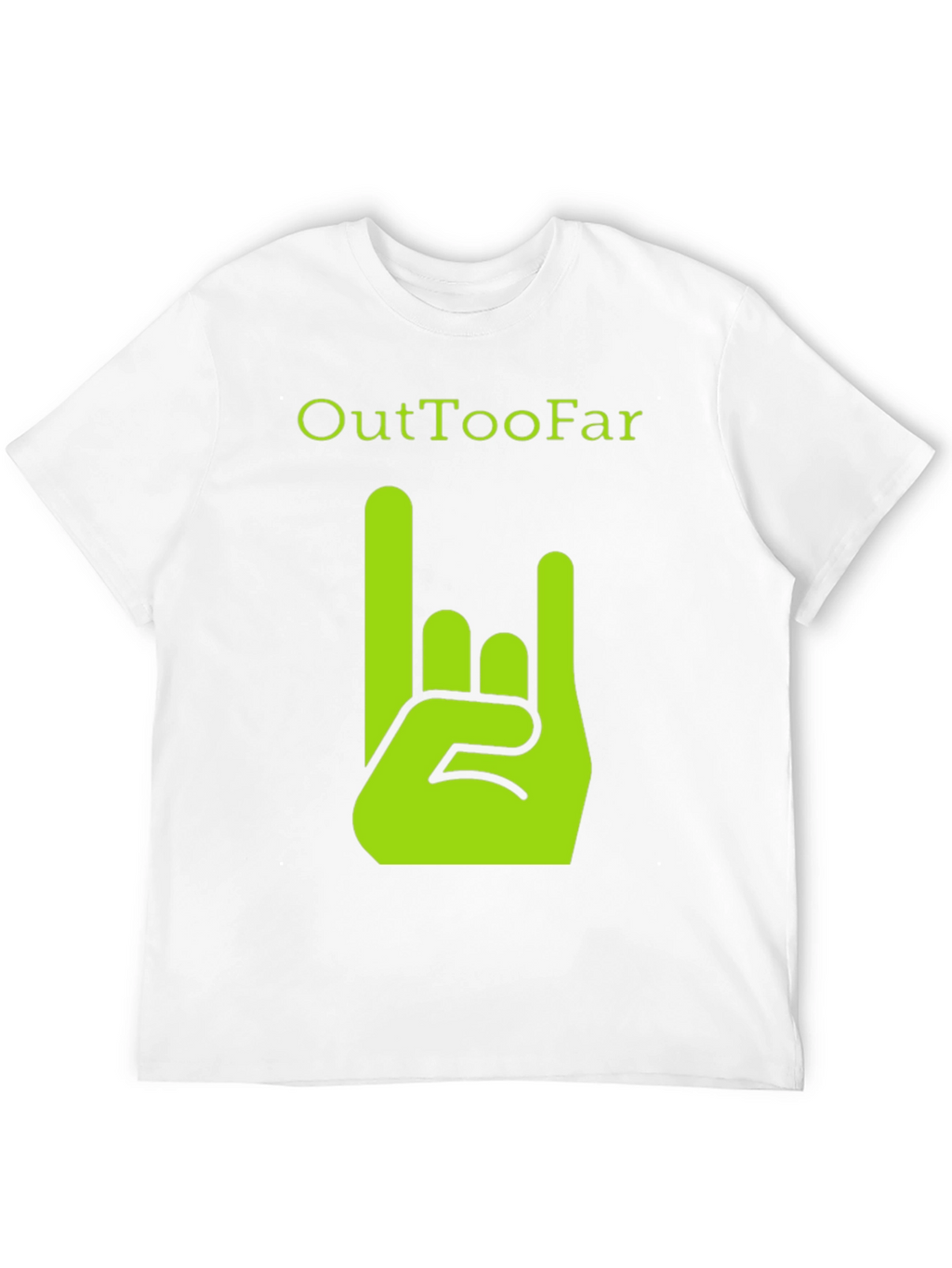 OutTooFar Graphic Tee - Rock On Hand Design