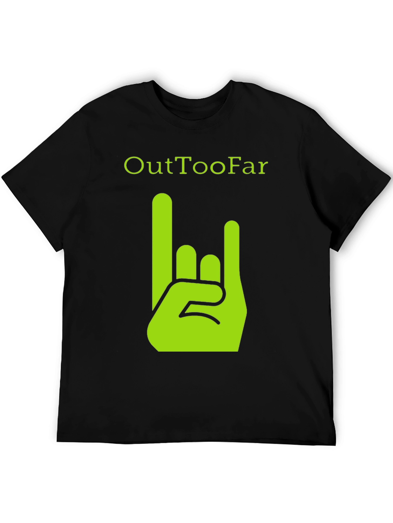 OutTooFar Graphic Tee - Rock On Hand Design
