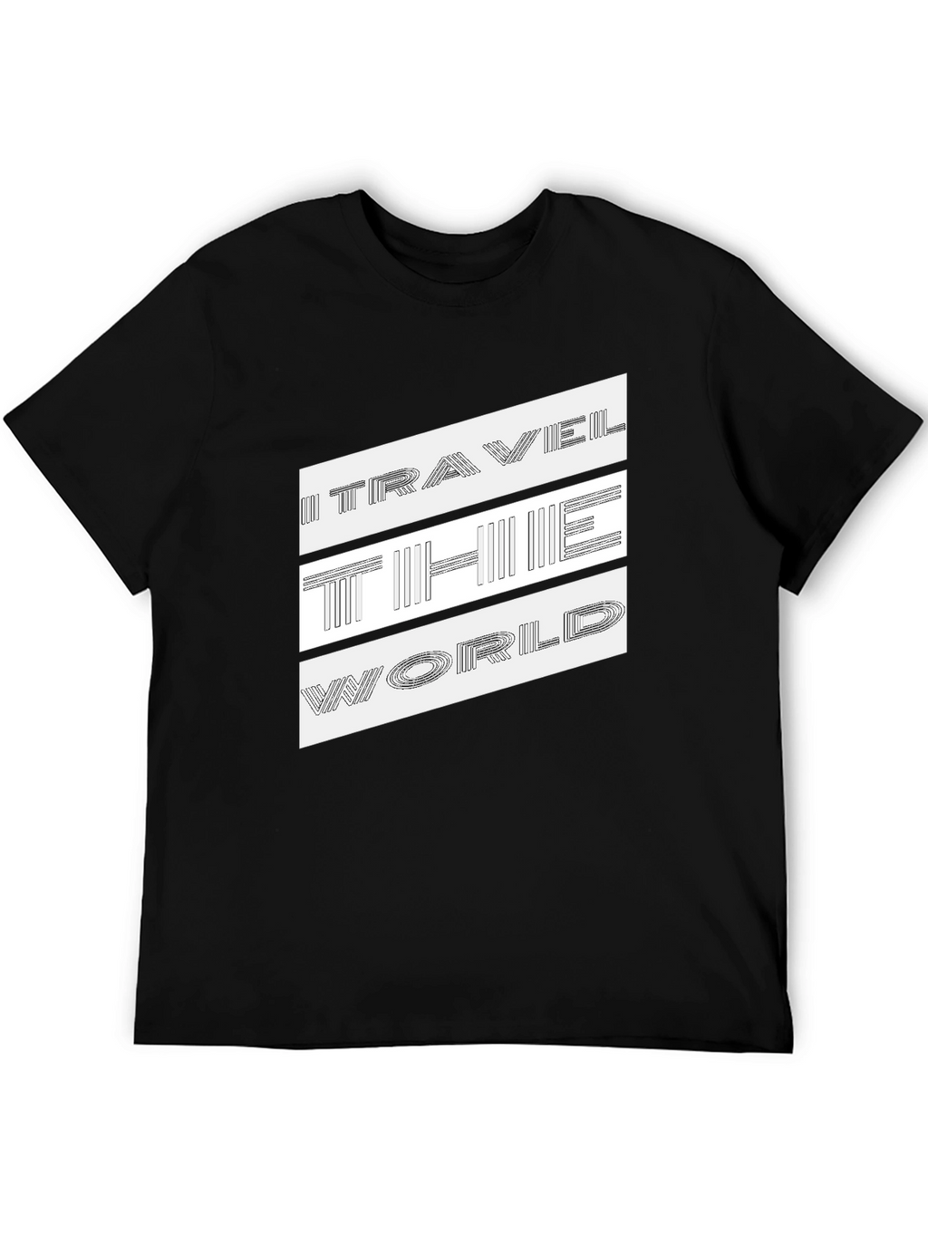 Travel The World Graphic Print T-Shirt