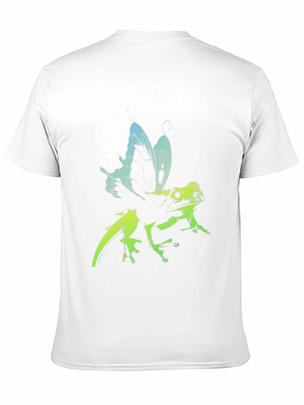 Frog Butterfly Graphic Tee - Black T-Shirt