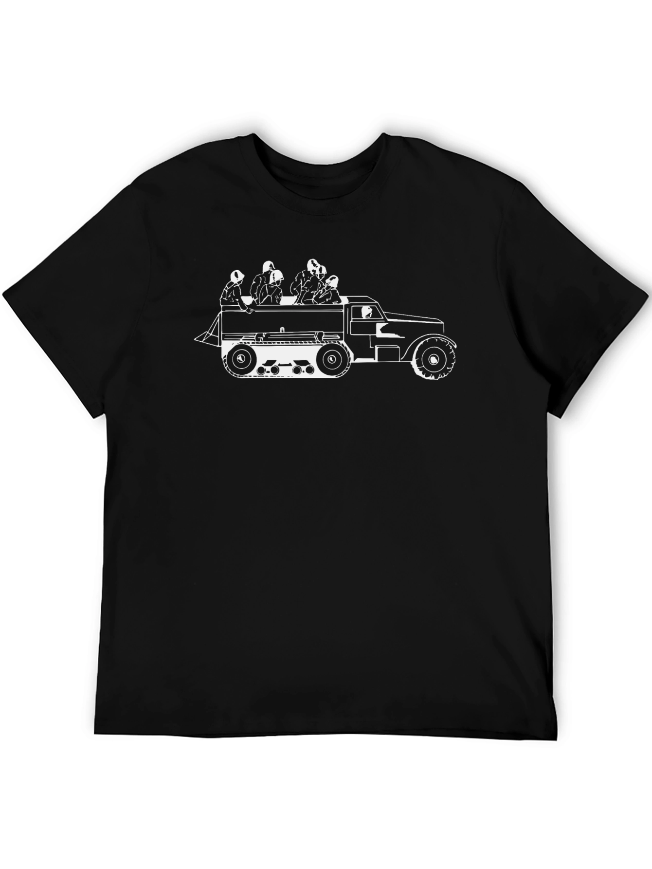 Graphic Tee: Army Truck Design