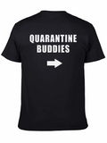 Quarantine Buddies Graphic Tee - Black