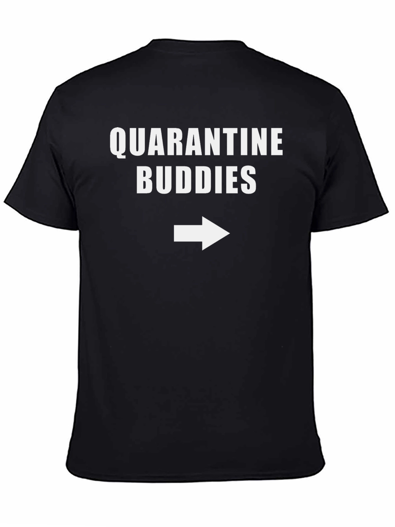 Quarantine Buddies Graphic Tee - Black
