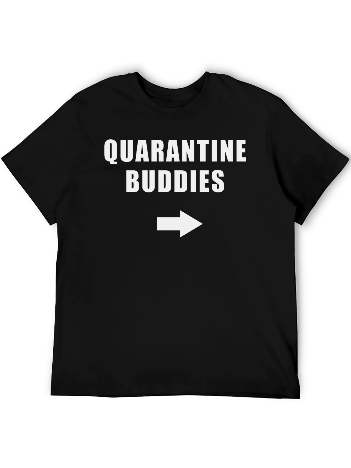 Quarantine Buddies Graphic Tee - Black