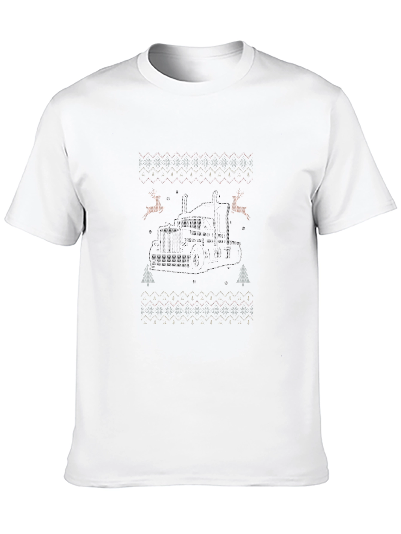 Truck Ugly Christmas Sweater T-Shirt