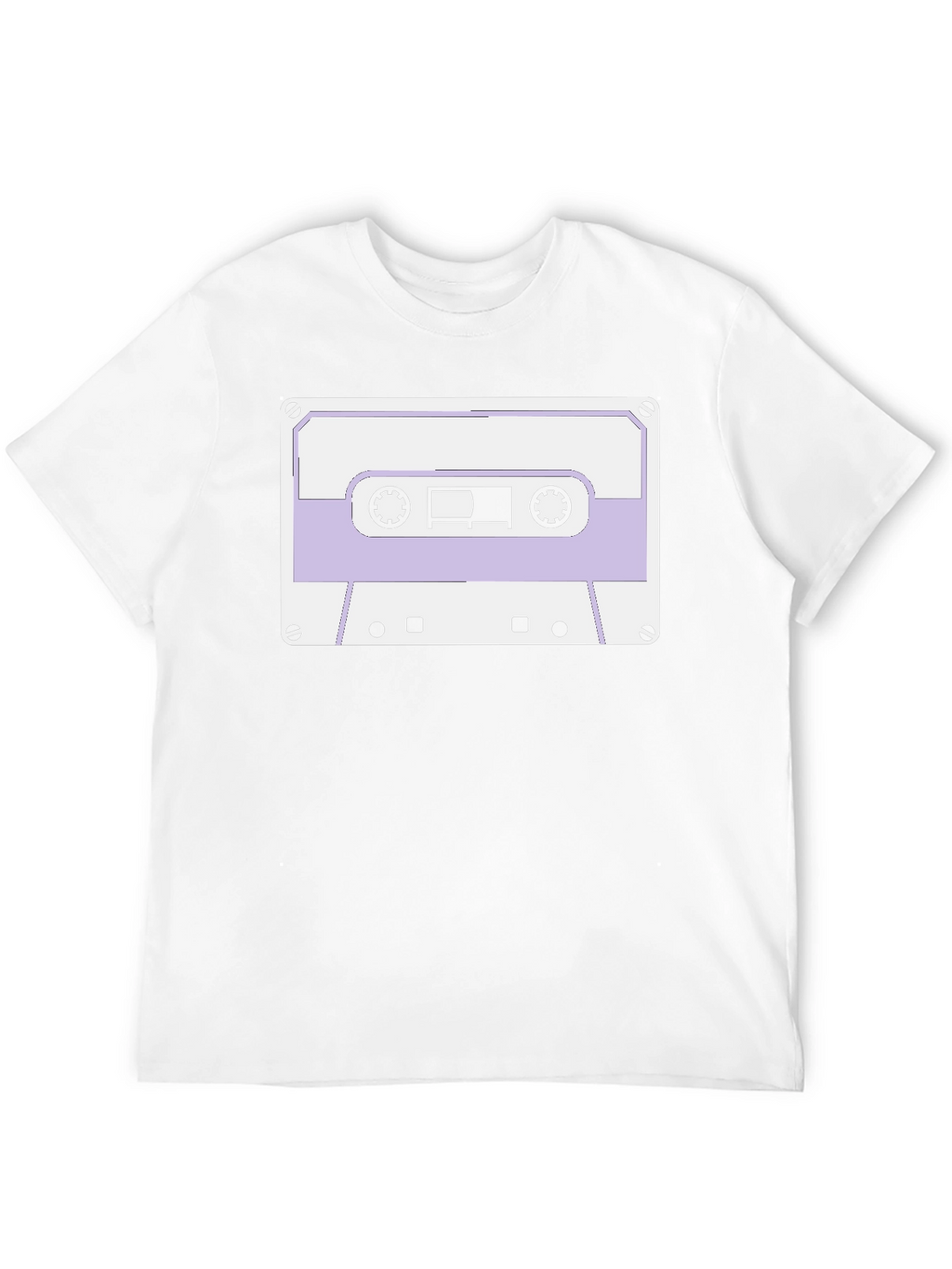 Retro Cassette Tape Graphic Tee - Black