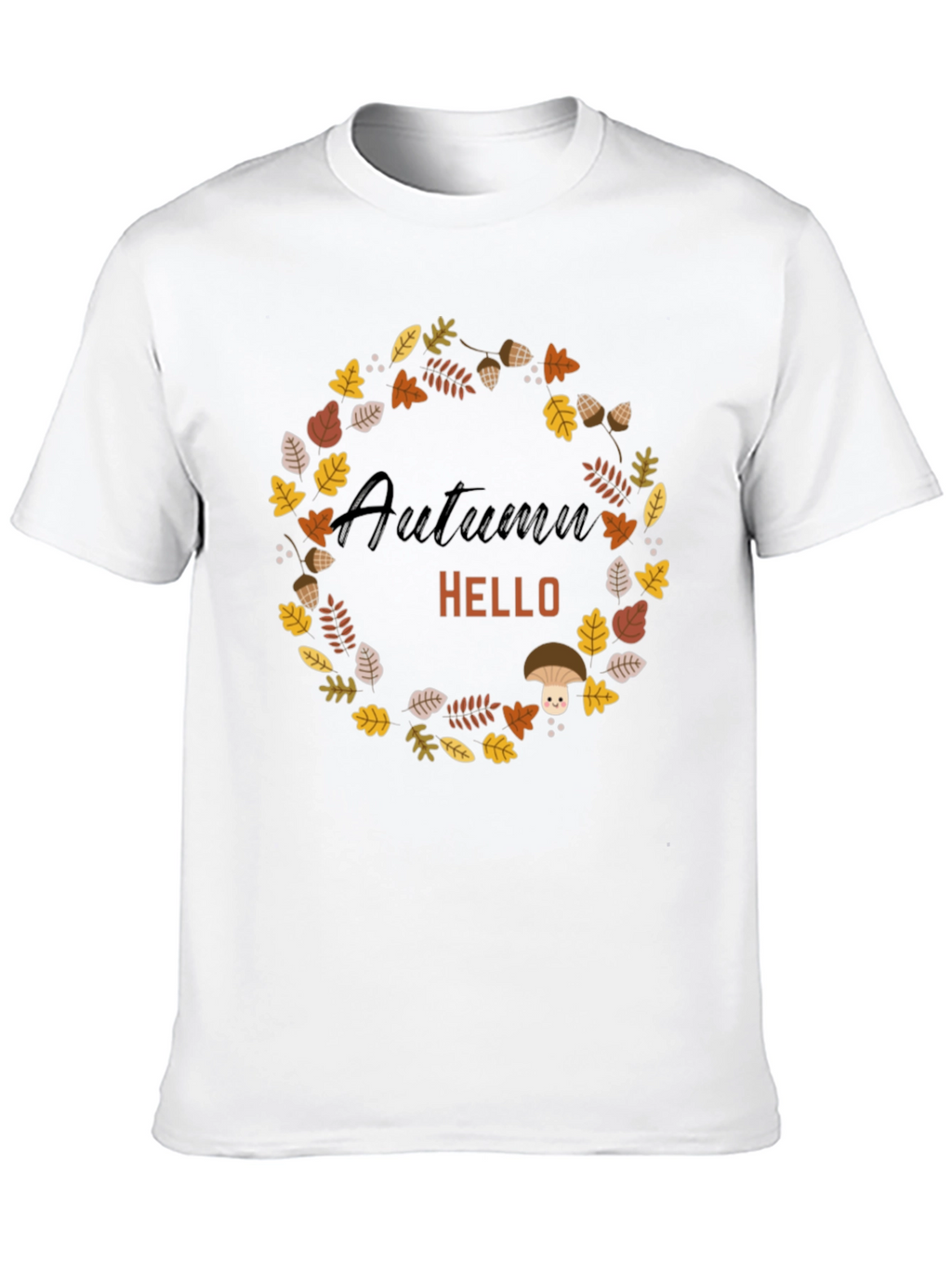 Autumn Hello Wreath Graphic Tee