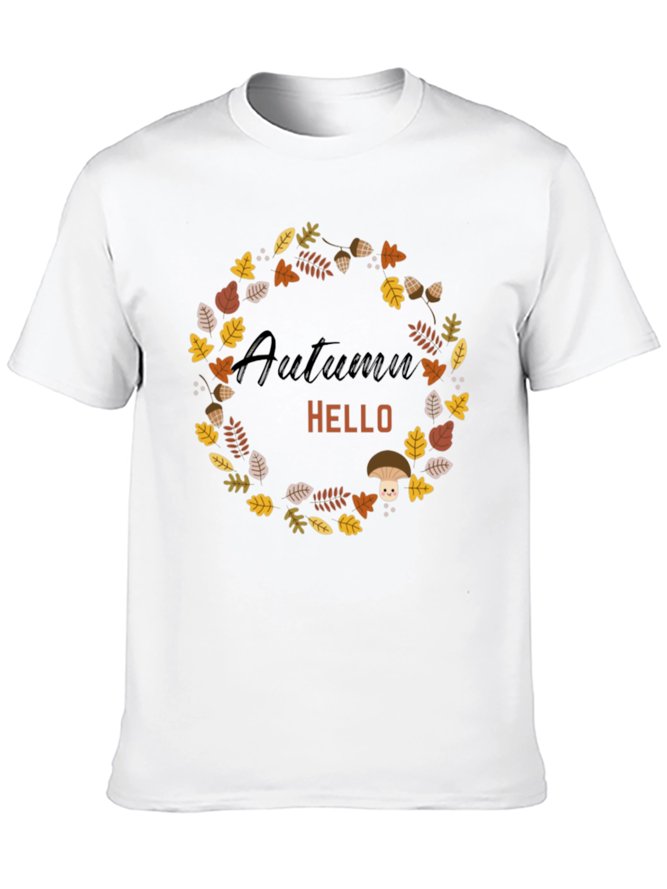 Autumn Hello Wreath Graphic Tee