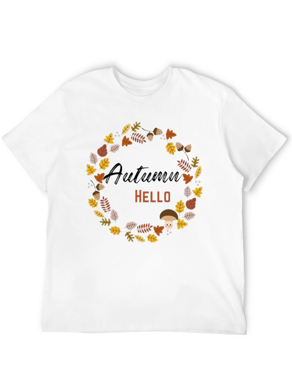 Autumn Hello Wreath Graphic Tee