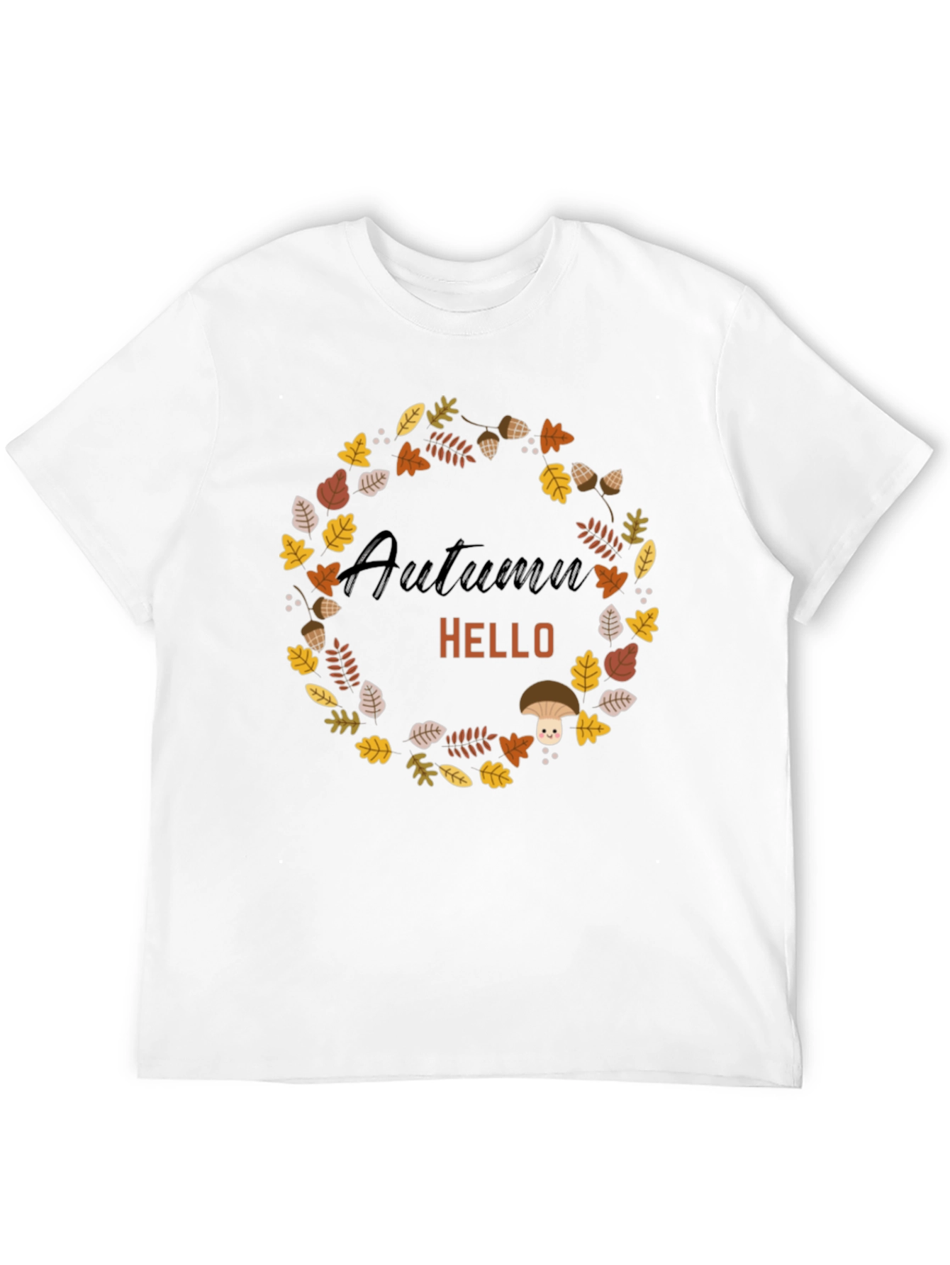 Autumn Hello Wreath Graphic Tee