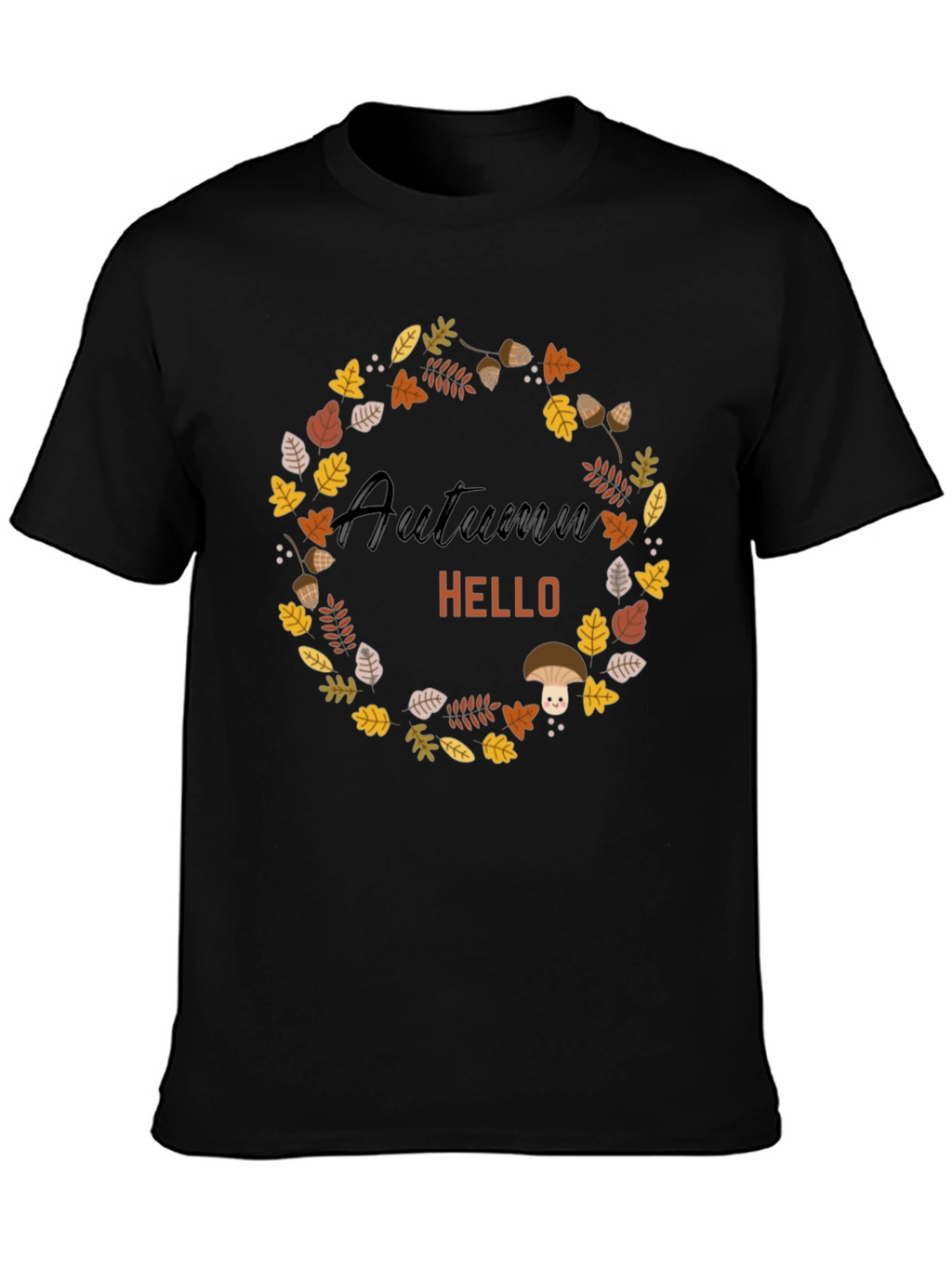 Autumn Hello Wreath Graphic Tee