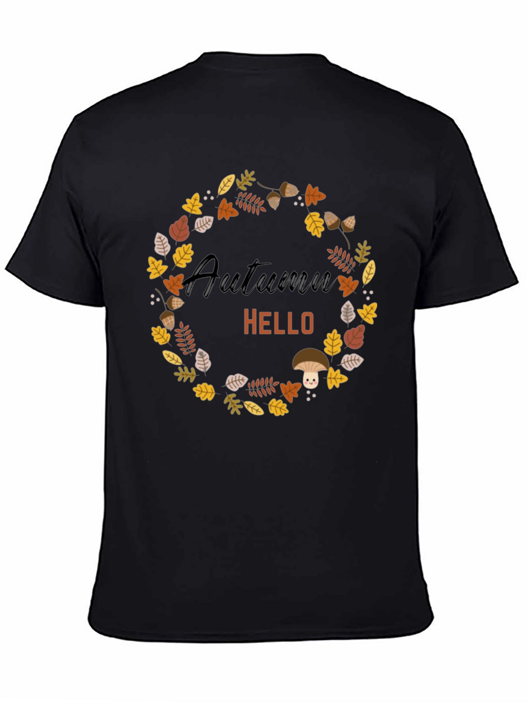 Autumn Hello Wreath Graphic Tee