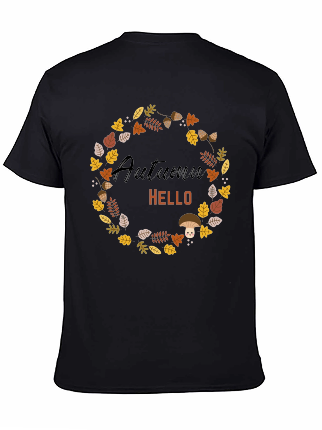 Autumn Hello Wreath Graphic Tee
