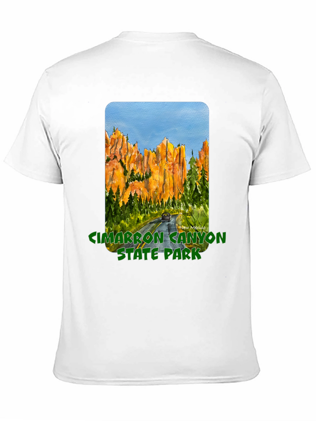 Cimarron Canyon State Park Black T-Shirt