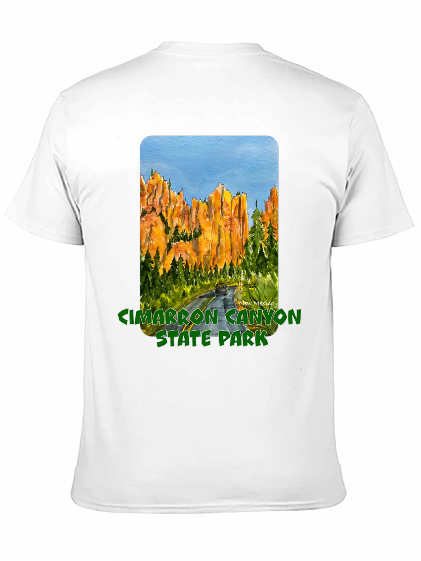Cimarron Canyon State Park Black T-Shirt
