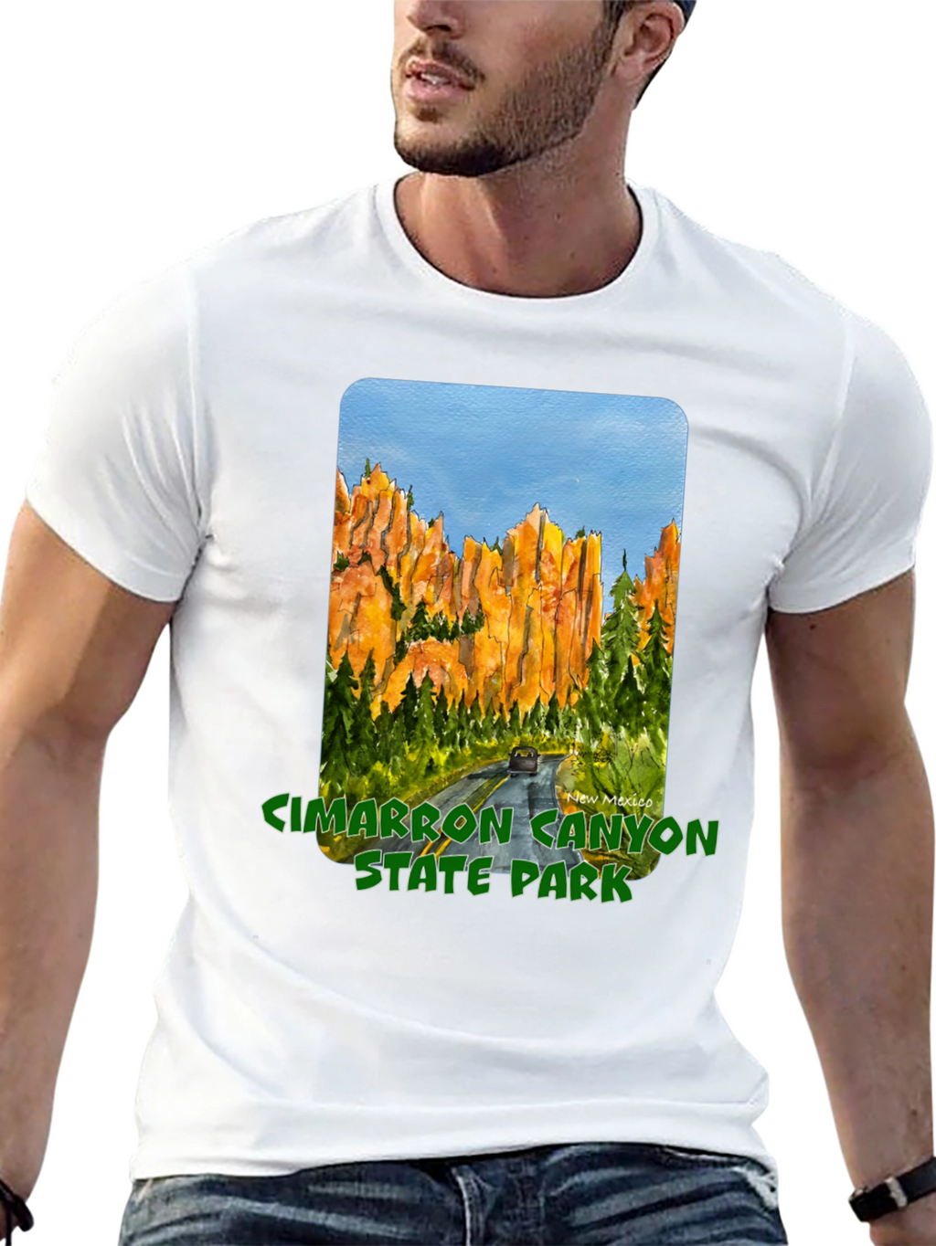 Cimarron Canyon State Park Black T-Shirt