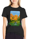 Cimarron Canyon State Park Black T-Shirt