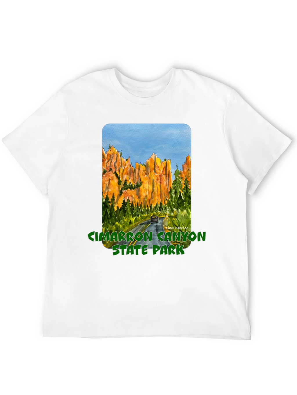 Cimarron Canyon State Park Black T-Shirt