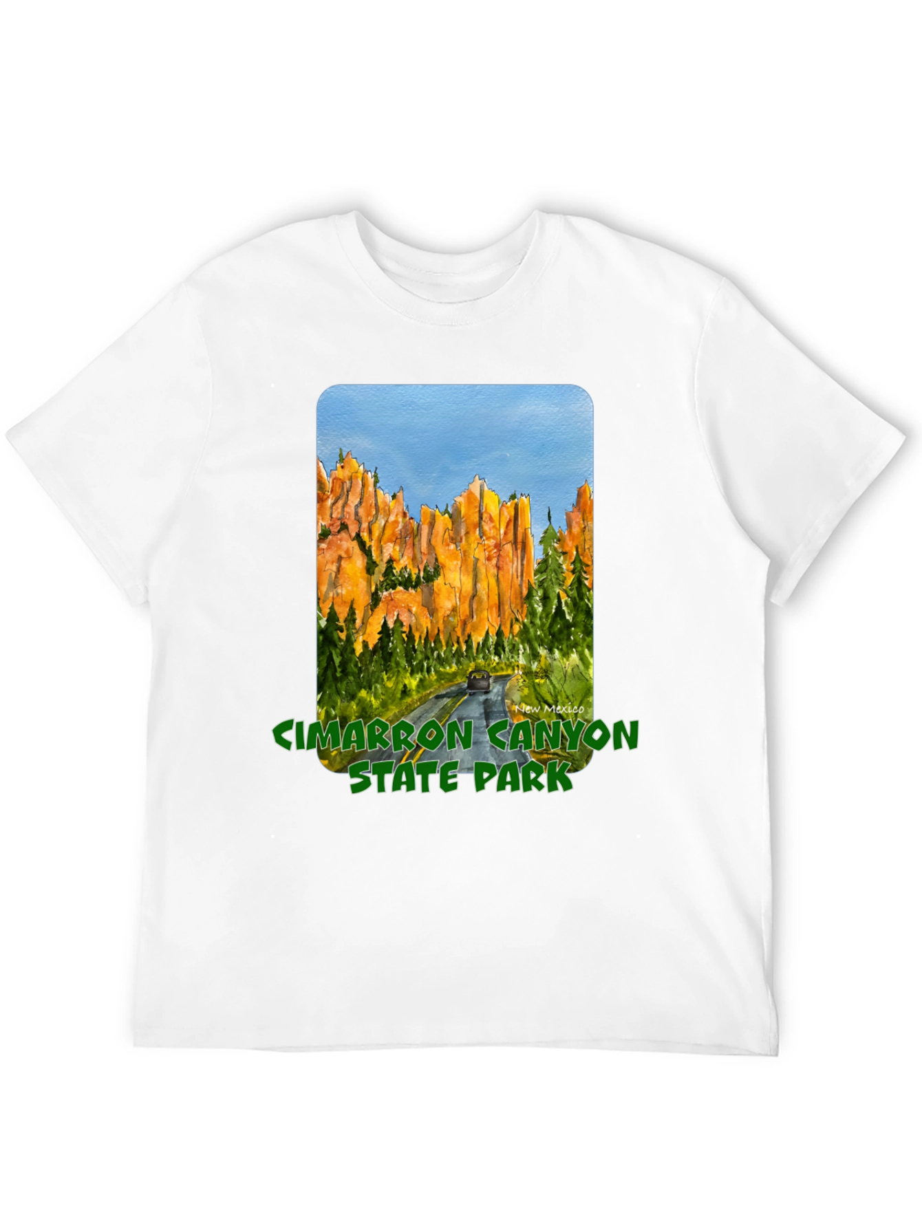 Cimarron Canyon State Park Black T-Shirt