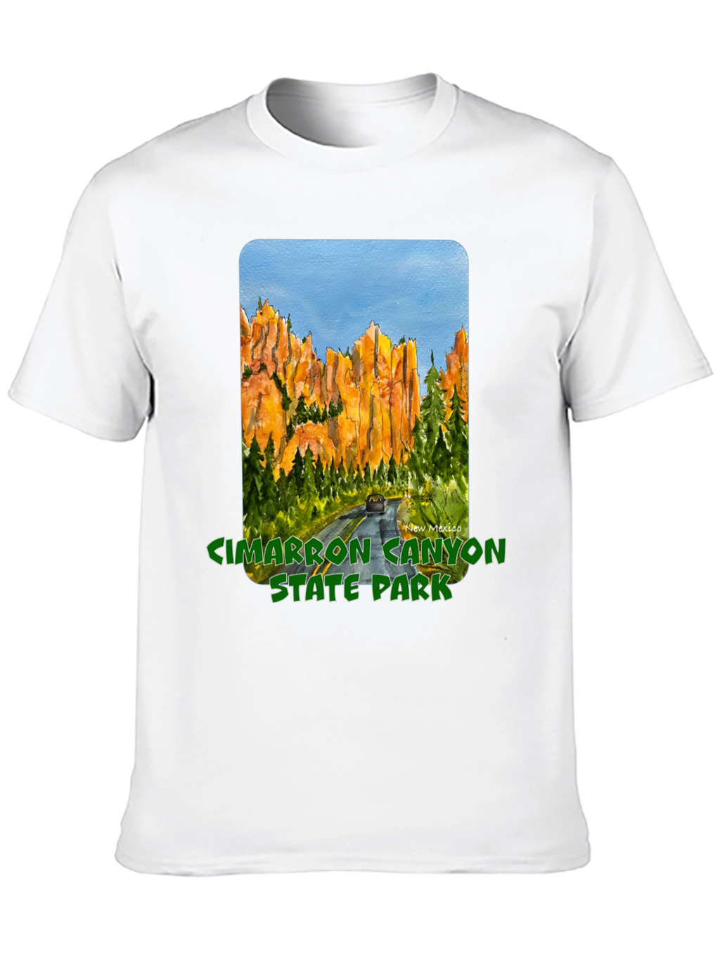 Cimarron Canyon State Park Black T-Shirt
