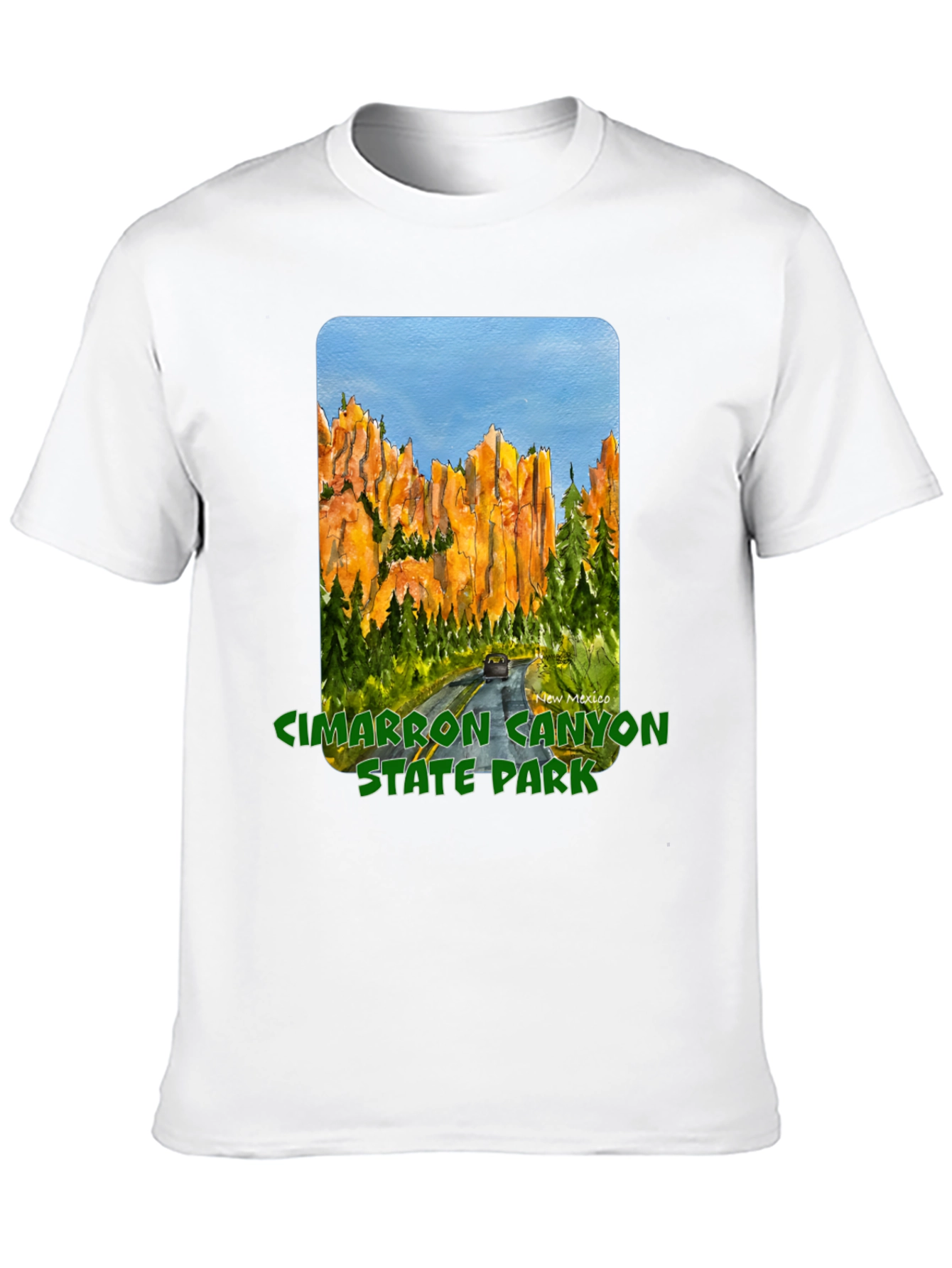 Cimarron Canyon State Park Black T-Shirt